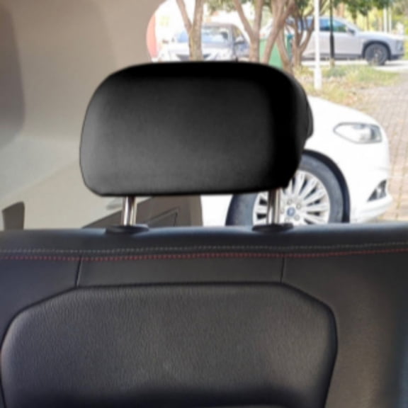 Stretch Cloth Car Rear Seat Headrest Cover Car Truck SUV Auto Black