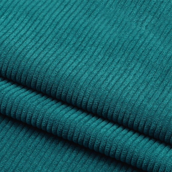 Yardley London Stretch Corduroy 39 Inch Solid Plain Sewing and Craft Fabric 61 Yard By The Yard, Blue