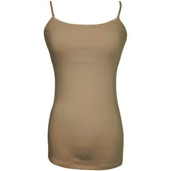 Stretch Cotton Camisole Tank Top