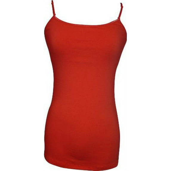 Stretch Cotton Camisole Tank Top