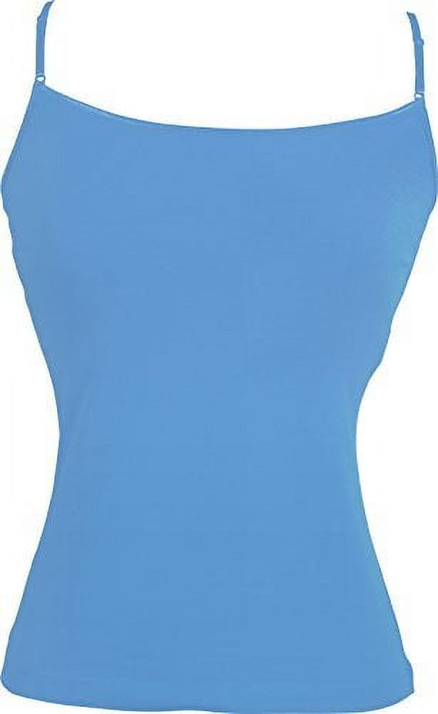 Stretch Cotton Camisole with Shelf Bra Junior Plus