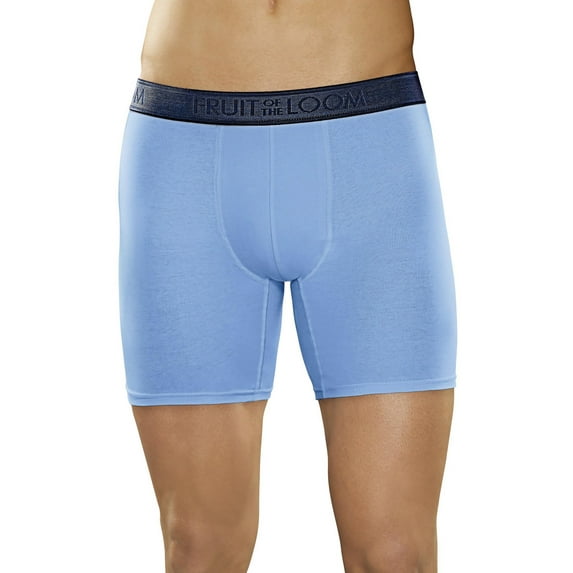 Stretch Cotton Low Rise Solid Boxer Briefs, 2 Pack