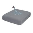 thumbnail image 1 of Stretch Couch Cushion Covers Waterproof, Jacquard Fabric Sofa Seat Slipcover Protectors for Chair Loveseat Individual 1 2 3 4 Seats Couch Covers-New Gray-4 Seats, 1 of 6