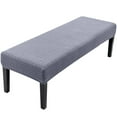 thumbnail image 1 of Stretch Dining Bench Cover,Bench Slipcover Anti-Dust Removable Washable, 1 of 5