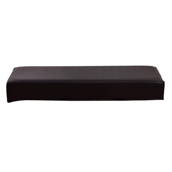 Stretch Dining Bench Cover Elegant Rectangle Bench Seat Slipcover - Coffee
