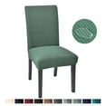 thumbnail image 1 of Stretch Dining Chair Covers (4/6-Piece Set) — Waterproof Jacquard Fabric, Washable and Removable Furniture Protectors for Kitchens, Hotels & Banquet, 1 of 7