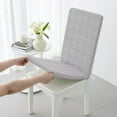 thumbnail image 1 of Stretch Dining Chair Covers Set of 2 Slip-Proof Removable Kitchen Chair Protector Dining Room Hotel Polyester Elastic Washable Chair Covers Protector Holiday Gifts, 1 of 6