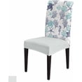 thumbnail image 1 of Stretch Dining Chair Covers Set of 6, Summer Coral Sea Turtle Starfish Seahorse Seashell Light Sea Green Navy Tan Removable Dining Chair Protector Slipcovers for Kitchen Party Restaurant, 1 of 6