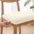 thumbnail image 1 of Stretch Dining Chair Seat Covers, Elastic Chair Slipcovers with Scratch Resistant & Dustproof Fabric, Washable Chair Seat Covers for Kitchen Dining Room Home Hotel, Pet Proof Chair Protectors, 1 of 4