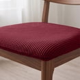 thumbnail image 1 of Stretch Dining Chair Seat Covers Elastic Scratch Resistant Dustproof Chair Cushion Slipcover for Kitchen Dining Room Restaurant Seat Protector, 1 of 6