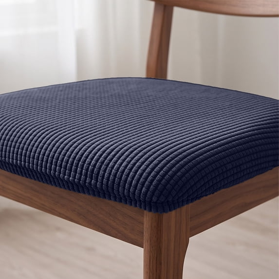 Stretch Dining Chair Seat Covers Elastic Scratch Resistant Dustproof Chair Cushion Slipcover for Kitchen Dining Room Restaurant Seat Protector