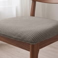 thumbnail image 1 of Stretch Dining Chair Seat Covers Elastic Scratch Resistant Dustproof Chair Cushion Slipcover for Kitchen Dining Room Restaurant Seat Protector, 1 of 6