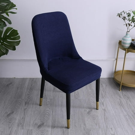 Stretch Dining Covers High Back Covers for Dining Room Slipcover Protectors Covers Dining Soft and Wrinkle Resistant Dark Blue