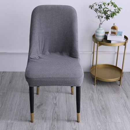 Stretch Dining Covers High Back Covers for Dining Room Slipcover Protectors Covers Dining Soft and Wrinkle Resistant Light Gray