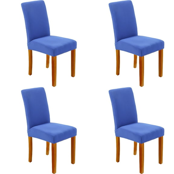 Stretch Dining Room Chair Covers, Set of 4, Universal, Removable, Washable, Slipcovers, Protector, Kitchen, Ceremony, Wedding, Banquet, Hotel, Party