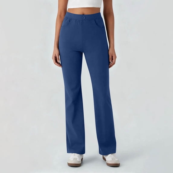 Stretch Dress Pants Plus Size for Women Pull-on Pant Ease into Comfort Office Pant