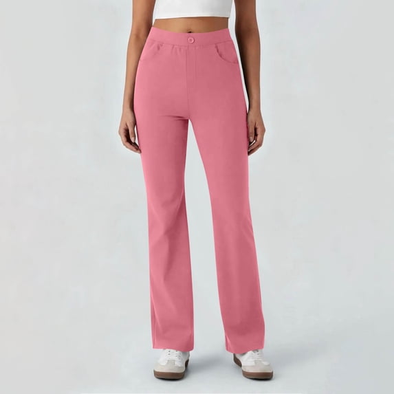 Stretch Dress Pants Plus Size for Women Pull-on Pant Ease into Comfort Office Pant