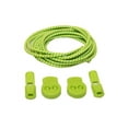 thumbnail image 1 of Stretch Elastic Shoelaces with Tension Locks - 39 Inches Green (1 Pair = 2 Laces), 1 of 10