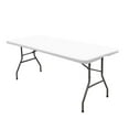 thumbnail image 1 of Stretch Elastic Tablecloth, Rectangular Spandex Table Cover for Outdoor Picnic Patio, Windproof Washable Fabric for 8ft Table(White), 1 of 4