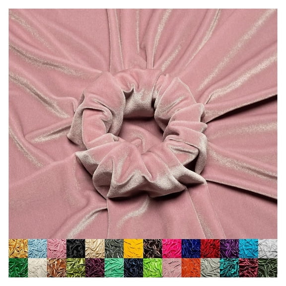 Stretch Fabric by The Yard - 60" Wide Soft Stretchy Fabric for Sewing Clothes, Apparel, Costume, - 90% Polyester 10% Spandex - Lavender - 4 Yards