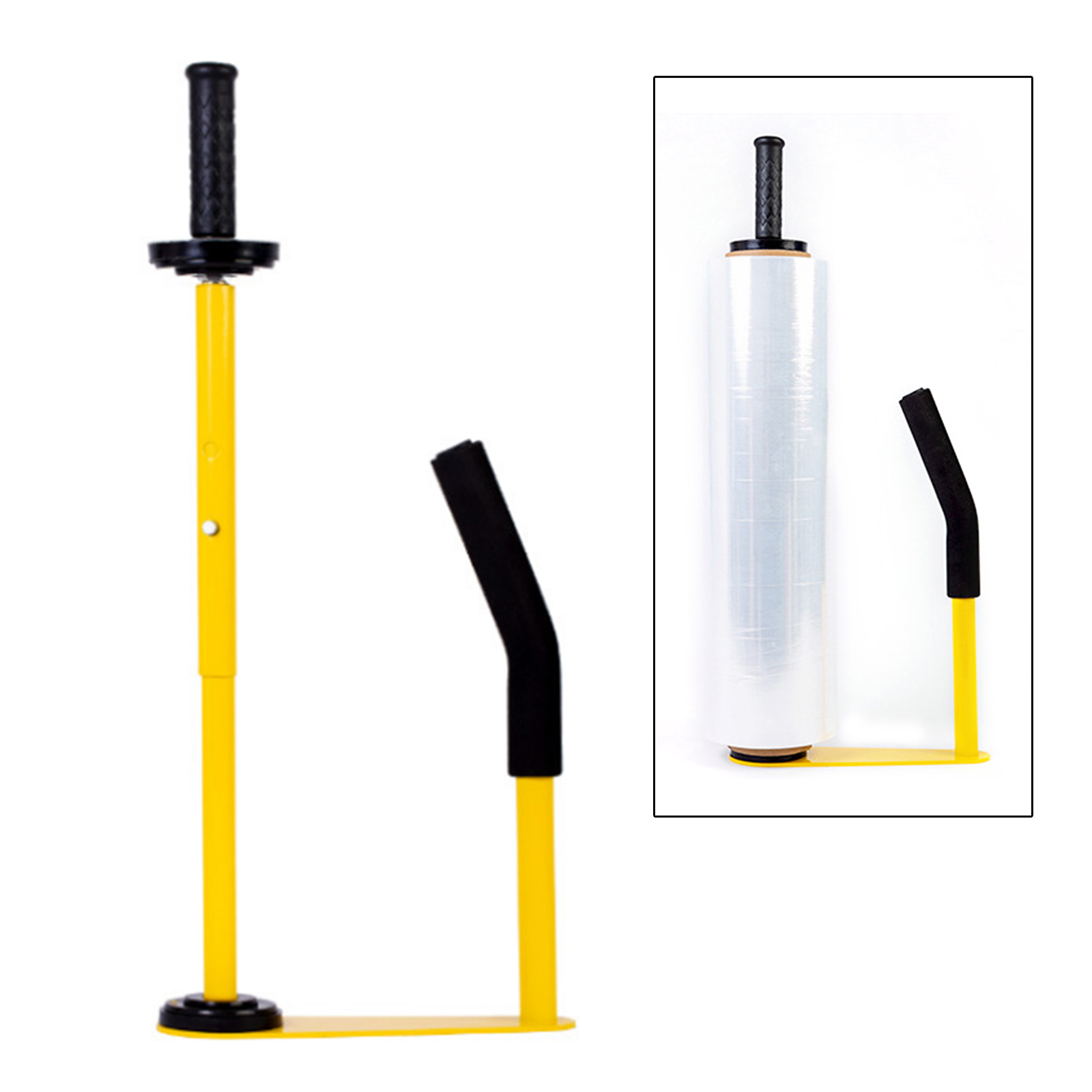 Stretch Film Dispenser for Easy Pallet Wrapping and Shipping, Manual ...