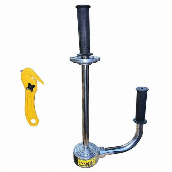 Stretch Film Dispenser including Film Cutters - Holds 12'' - 20'' Shrink Wrap