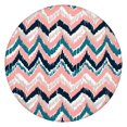 thumbnail image 1 of Stretch Fit Boho Table Cover with Elastic Edge, Floral Printed 56 Inch Round Cloth for Dining and Events, 1 of 7