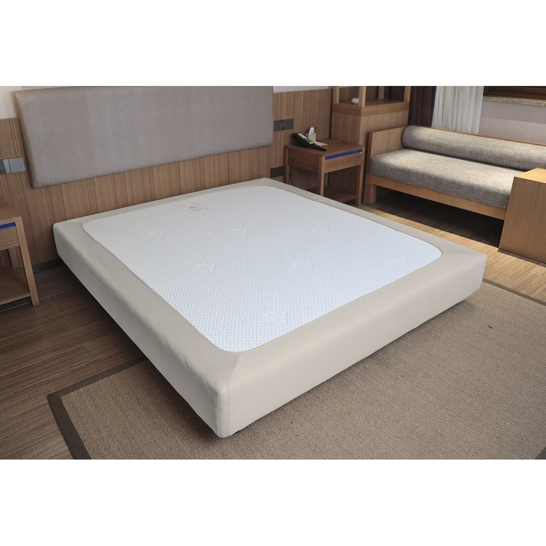 Stretch Fit Box Spring Cover Ivory Full/SF