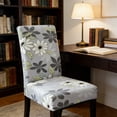 thumbnail image 1 of Stretch Fit Dining Chair Covers Set with Elastic Band - Washable Slipcovers for Kitchen and Restaurant Seats - Decorative Fabric Protectors for Home Decor, 1 of 6