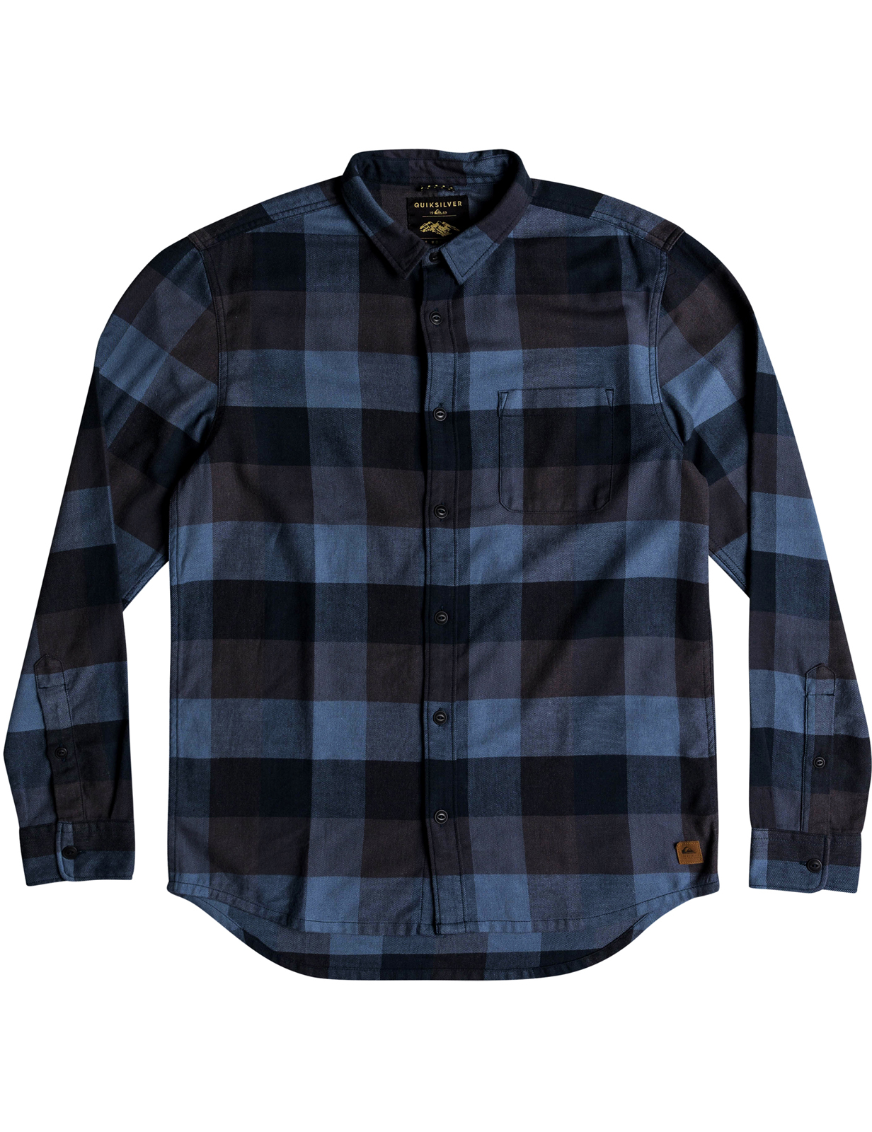 Camisa de Franela Elástica de Manga Larga [Stretchflannelnavy]