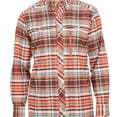 thumbnail image 1 of Stretch Flannel Shirt for Men , Color: Rust, Size: XLT, 1 of 1