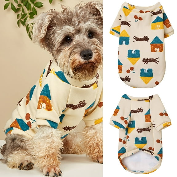 Stretch Fleece Vest Dog Sweater - Warm Pullover Fleece Dog Jacket - Winter Dog Clothes for Small Dogs Boy - Dog Sweaters for Small Dogs to Dog Sweaters