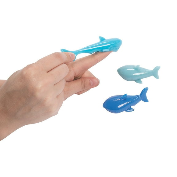 Stretch Flying Sharks - Party Favors - 12 Pieces