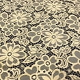 thumbnail image 1 of Stretch French Lace Embroidered Floral Florence 58" Wide Fabric (Banana), 1 of 3