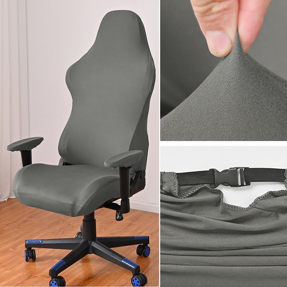 Stretch Gaming Chair Covers Set of 2 with Attached Arms Office Chair