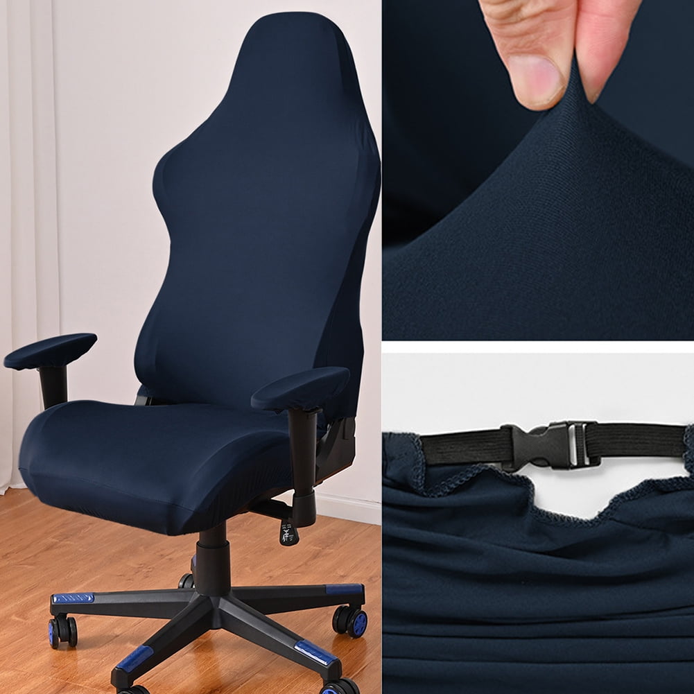 Stretch Gaming Chair Covers Set of 2 with Attached Arms Office Chair