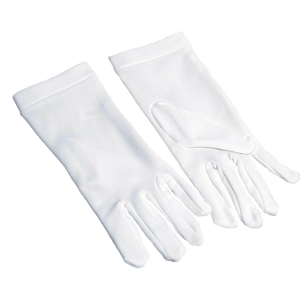 Mens Black Cotton Gloves Theatrical Costume Accessory Mens Black Cotton Gloves Theatrical Costume Accessory