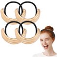 thumbnail image 1 of Stretch Hair Band, Metal Hair Tie, Ponytail Hair Cuff, Concave Elastic Headband, Elastic Hair Band, Outdoor Sports Headbands, Women Hair Accessories Gift, 1 of 4