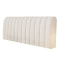 thumbnail image 1 of Stretch Headboard Covers For Queen King Size Bed Headboard Slipcover, Thicken Dustproof Protector Cover For Bedroom Decor Ivory, 59.1 In, 1 of 2
