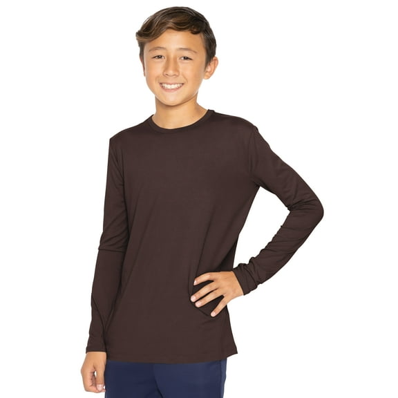 Stretch Is Comfort Boy's Oh so Soft Long Sleeve Top | Child Size 6 -14