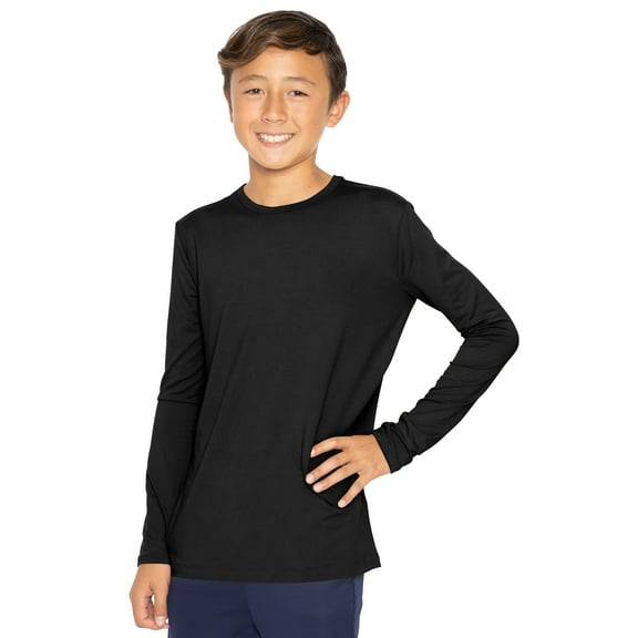 Stretch Is Comfort Boy's Oh so Soft Long Sleeve Top | Child Size 6 -14