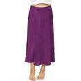 thumbnail image 1 of Stretch Is Comfort Girl's Ankle Length Skirt Purple Large, 1 of 5