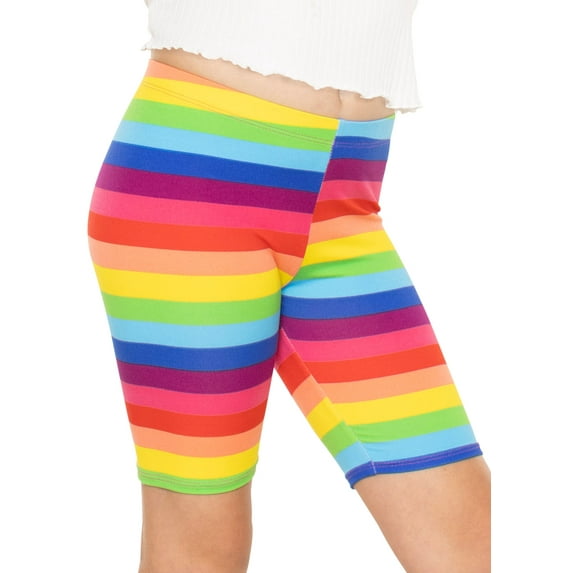 Stretch Is Comfort Girl's Cotton Biker Shorts | Child Size 2 -16