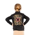 thumbnail image 1 of Stretch Is Comfort Girl's Glitter Gymnastics| Jacket Mock Neck | Youth Size 4-12, 1 of 6