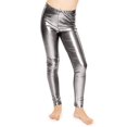 thumbnail image 1 of Stretch Is Comfort Girl's Metallic Mystique Leggings Shiny and Stretchy | Child Size 4 - 12, 1 of 6