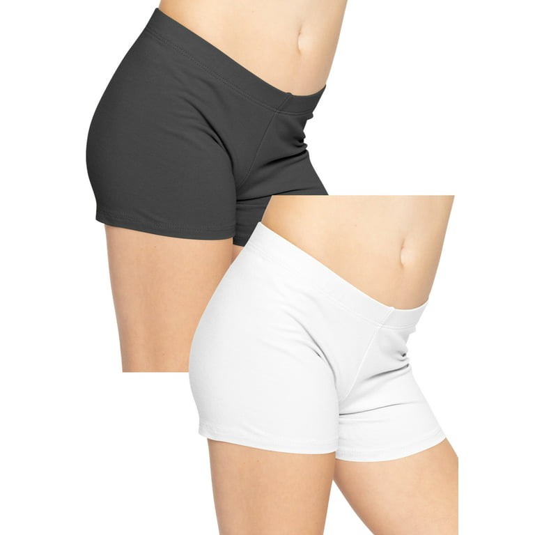 Stretch is Comfort Women's Oh So Soft Biker Shorts Set of 3 Pieces