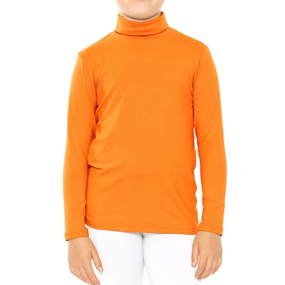 Stretch Is Comfort Girl's Oh so Soft Long Sleeve Turtleneck | Poly Spandex|Child Size 2 -16