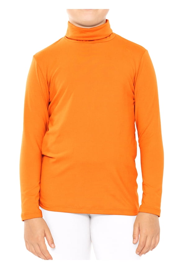 Girl's Oh so Soft Long Sleeve Turtleneck | Poly Spandex|Child Size 2 -16