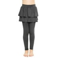 thumbnail image 1 of Stretch Is Comfort Girl's Oh so Soft Ruffle Tutu Skirt w. Built-in Leggings| Child Size 4- 14, 1 of 6