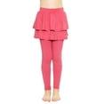 thumbnail image 1 of Stretch Is Comfort Girl's Oh so Soft Ruffle Tutu Skirt w. Built-in Leggings| Child Size 4- 14, 1 of 6